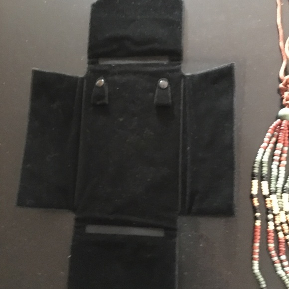 Wooden bead necklace. Boho style. - Picture 3 of 3